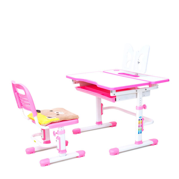 парта и стул Comfort-07, цвет розовый